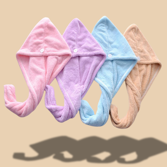 QuickDry Soft Hair Towel Wrap