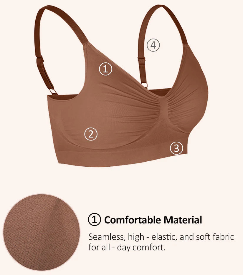 Seamless Wireless Comfort Bra