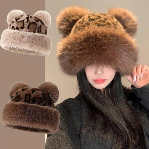 Arctic Prowler Faux Fur Bucket Hat